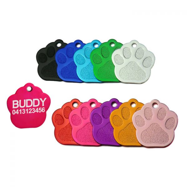 Anodised paw all colours