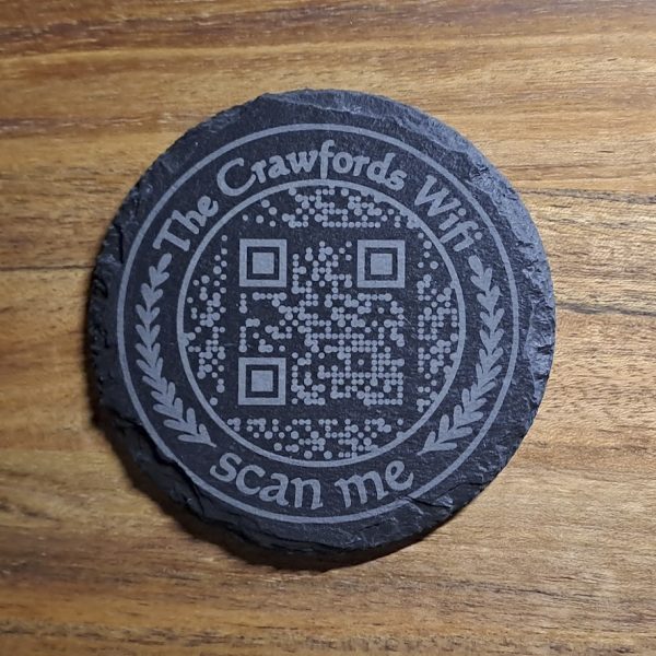 Slate wifi sign