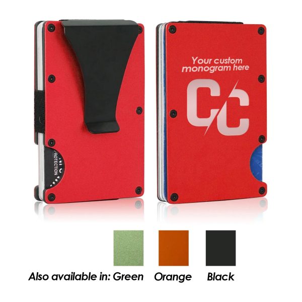 Anodised wallets colour options