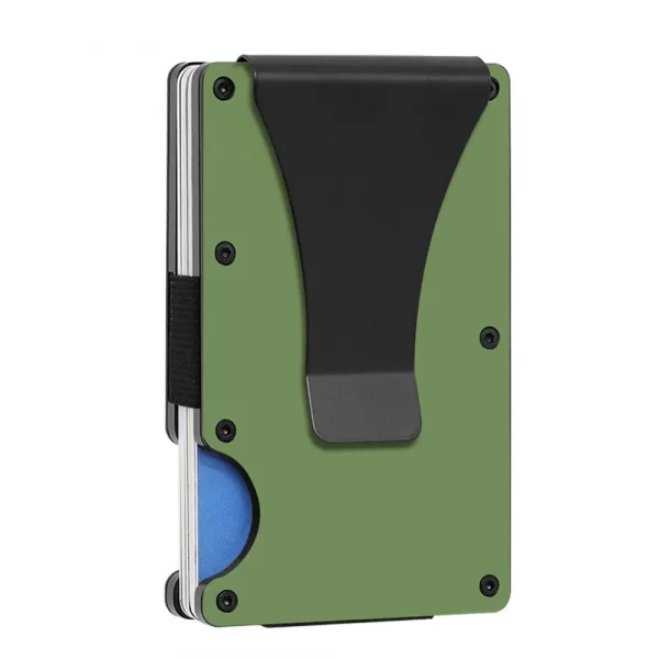 Army green card holder