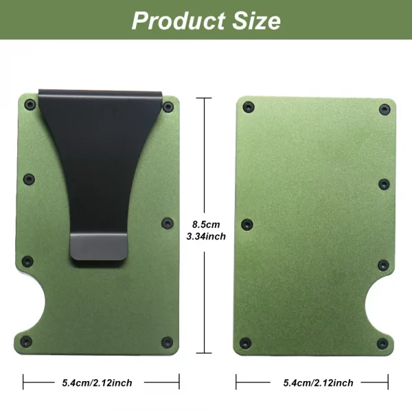 Army green card holder sixes