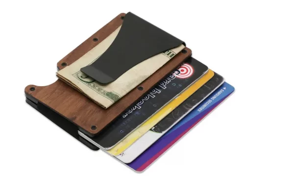 card holder with cards